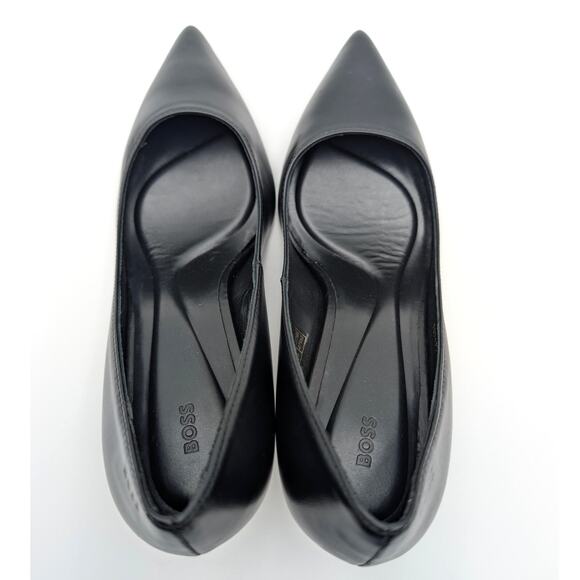 Boss Gracey Pointed Toe Stiletto Heel Pump Women's Black Size US5 EU35 - Picture 5 of 12